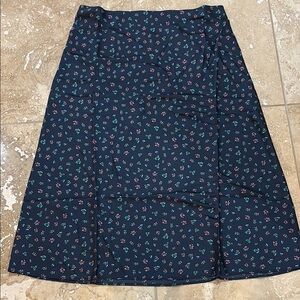 Floral Navy Skirt